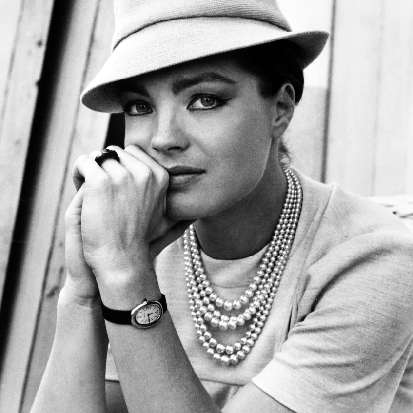 Тройной крест Romy Schneider 1966 фото печать (8x10)|Таблички и знаки| |