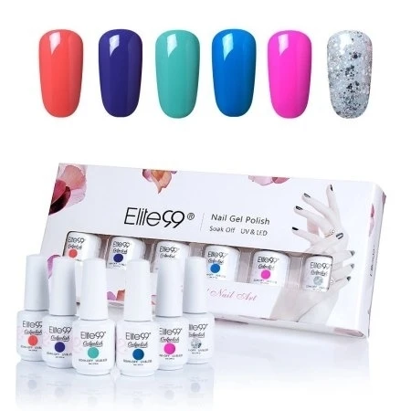 Elite99 Gelpolish выдерживает-гель лак для ногтей UV светодио дный Gift Box Set 5 8 мл C019 | Красота