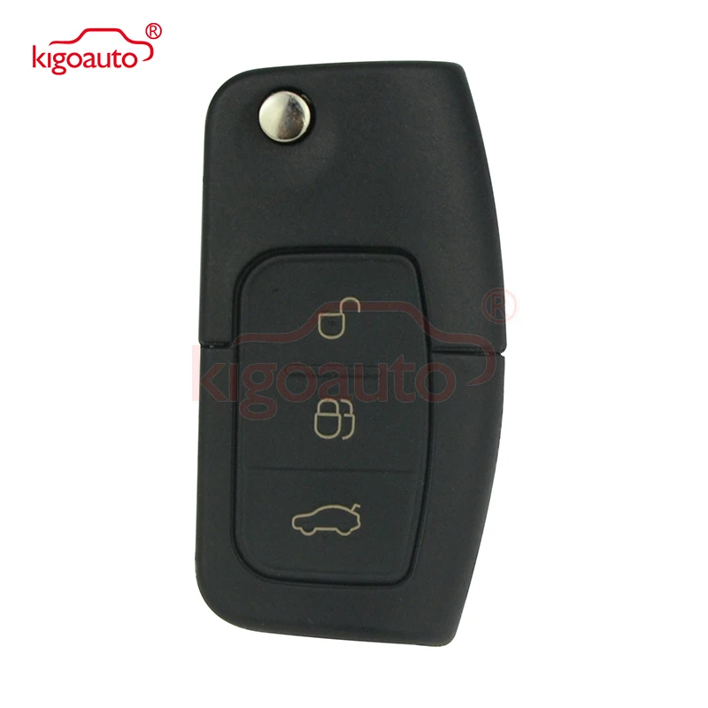 Kigoauto без чипа 3M5T15K601AB откидная Кнопка 3 кнопки HU101 434 МГц для Ford Focus Galaxy S max 2005 2012|Ключ