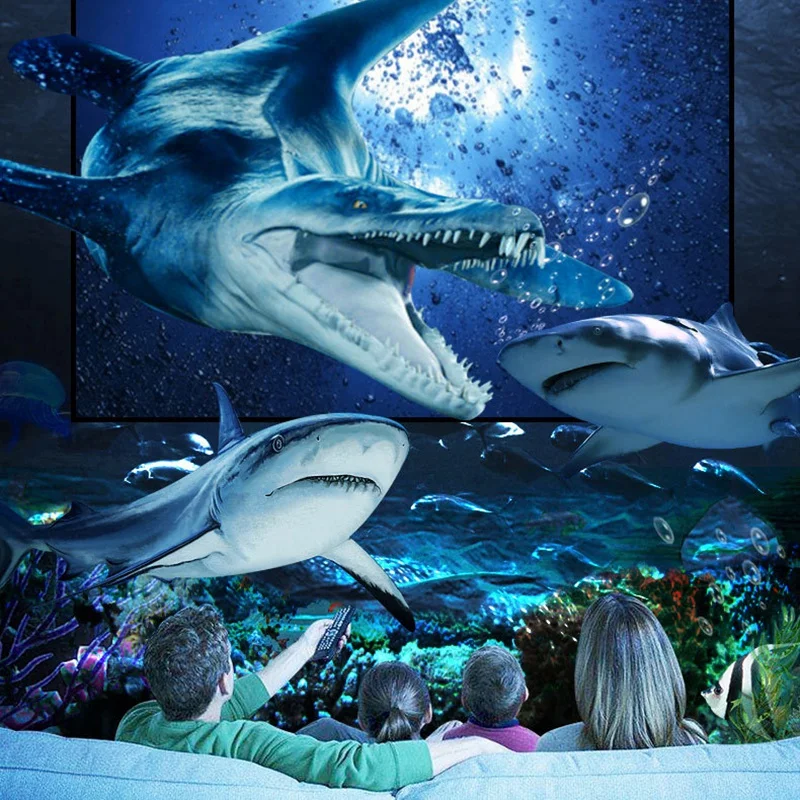 ЕС Android СВЕТОДИОДНЫЙ Мини проектор Yg530 телефон прямое подключение скрининга Hd 1080P