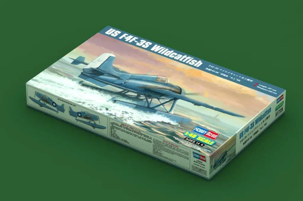 Hobbyboss 1/48 81729 F4F 3S дикая рыба Кот|Наборы для сборки моделей| |