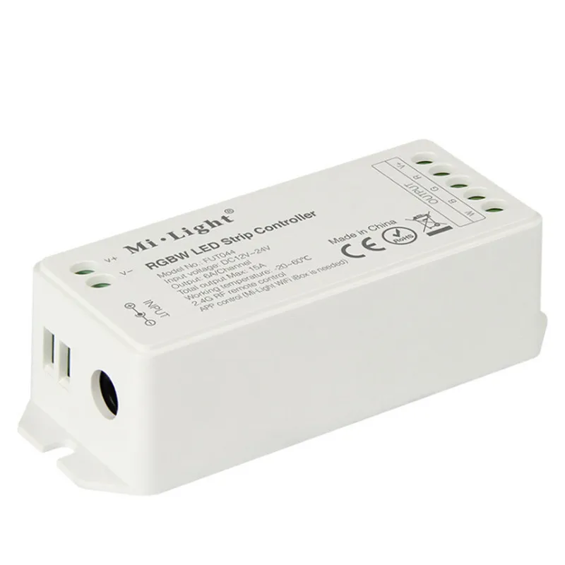CLAITE FUT044A DC12V-24V 15A RGBW контроллер светодиодной ленты + 2 4G RF беспроводной пульт