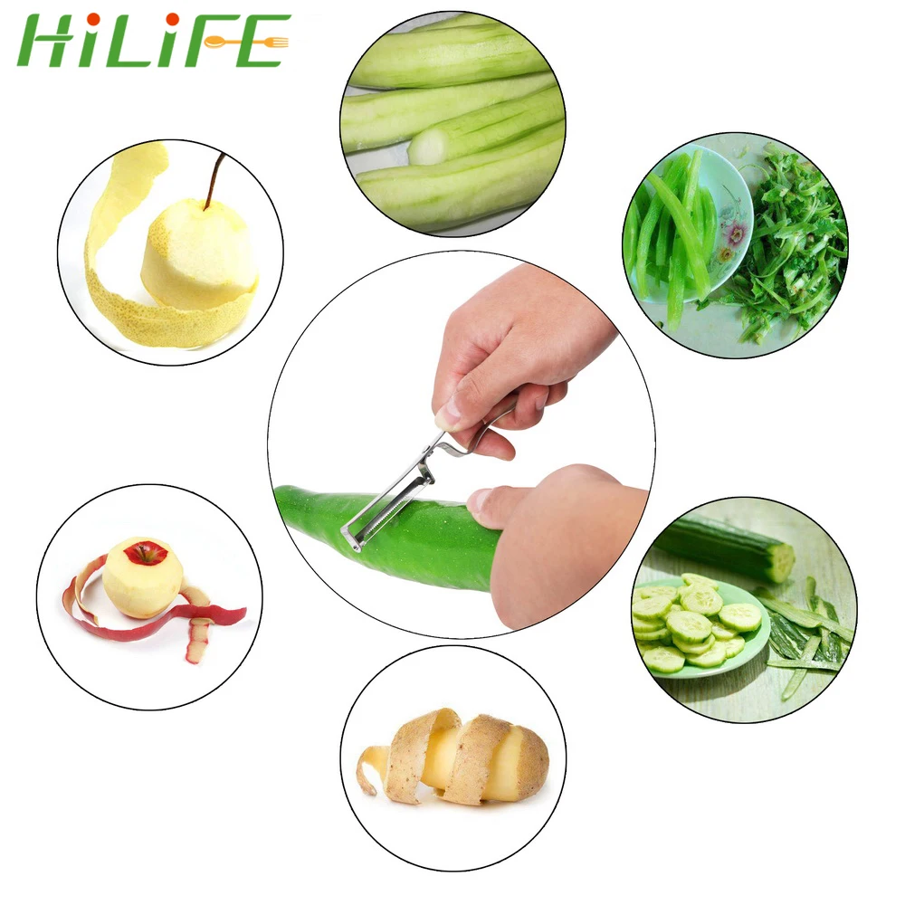 HILIFE Овощечистка из нержавеющей стали Zester кухонный инструмент 1 шт. Нож