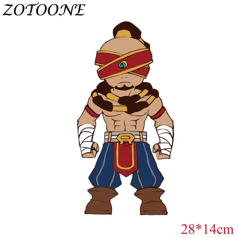 Термотрансферные нашивки ZOTOONE термотрансферные с героями мультфильмов наклейки