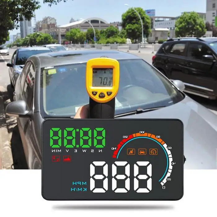 4 8 дюймов GPS HUD Автомобильный дисплей на голову Авто бортовой компьютер hud Дисплей