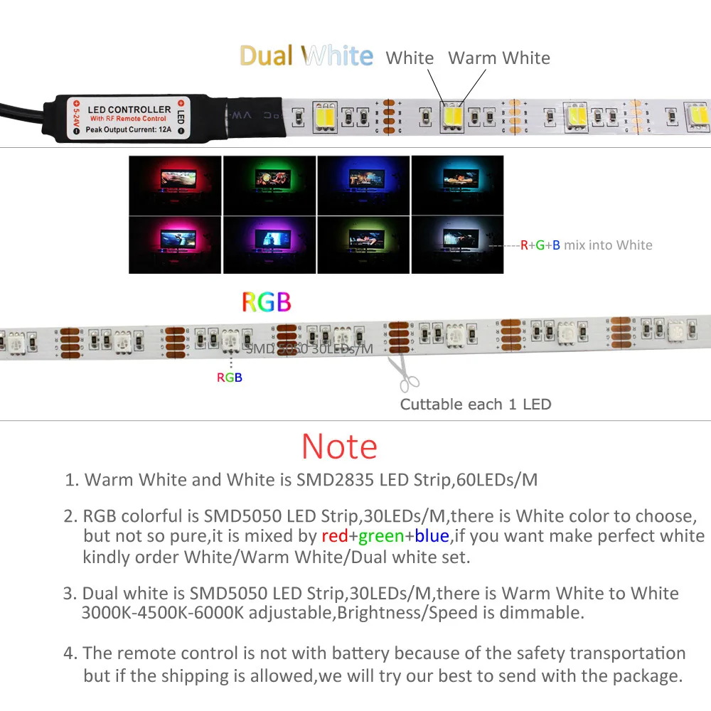 Светодиодная ленсветильник 5 В лента e RGB водонепроницаемая Bluetooth SMD 2835 5050