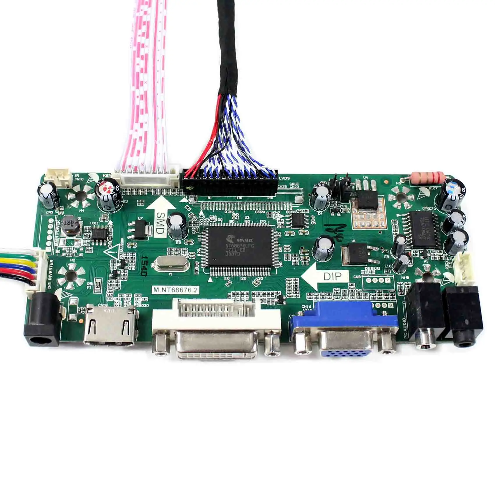 Плата контроллера ЖК-дисплея 21 5 дюйма M.NT68676 HD MI VGA DVI ЖК-экран 1920x1080 M215HW01 VB |