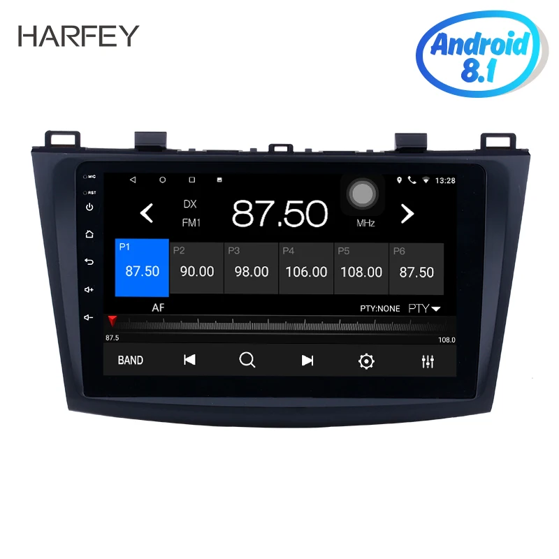 Автомагнитола Harfey 9 дюймов 2Din Android 0 для MAZDA 3 GPS 2009 2010 2011 2012 г. автомобильный