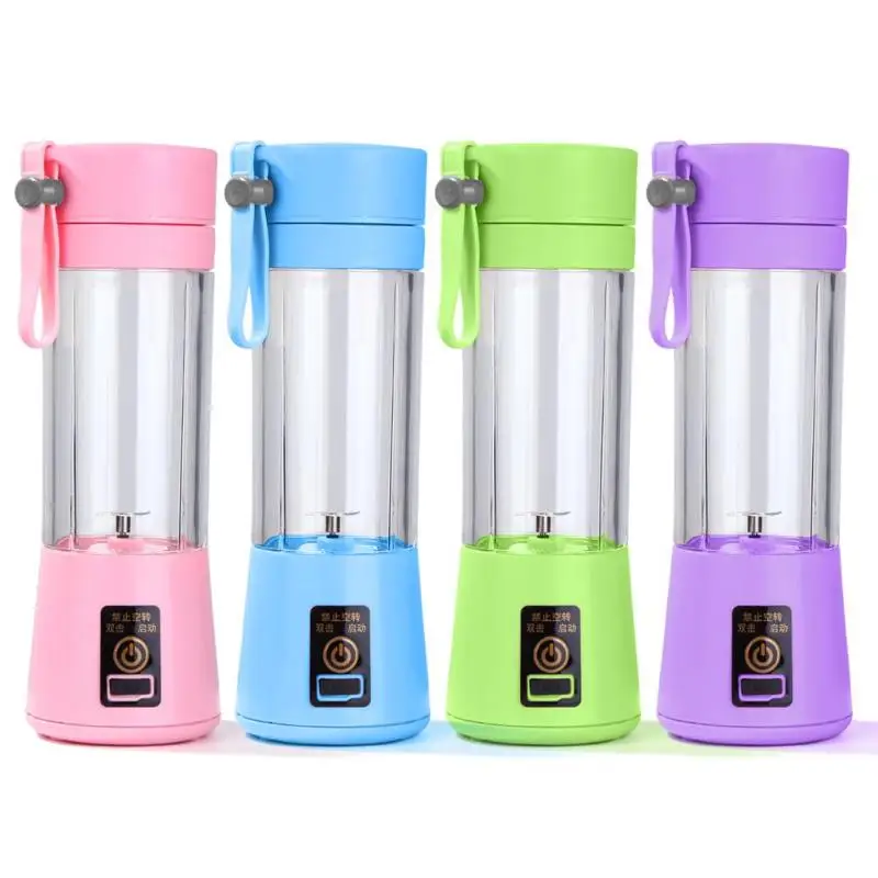 380ml Mini Juicer Juice Squeezers USB Rechargeable Blender Mixer Machine Smoothie Maker Vegetable Fruit Tools Extractor | Дом и сад