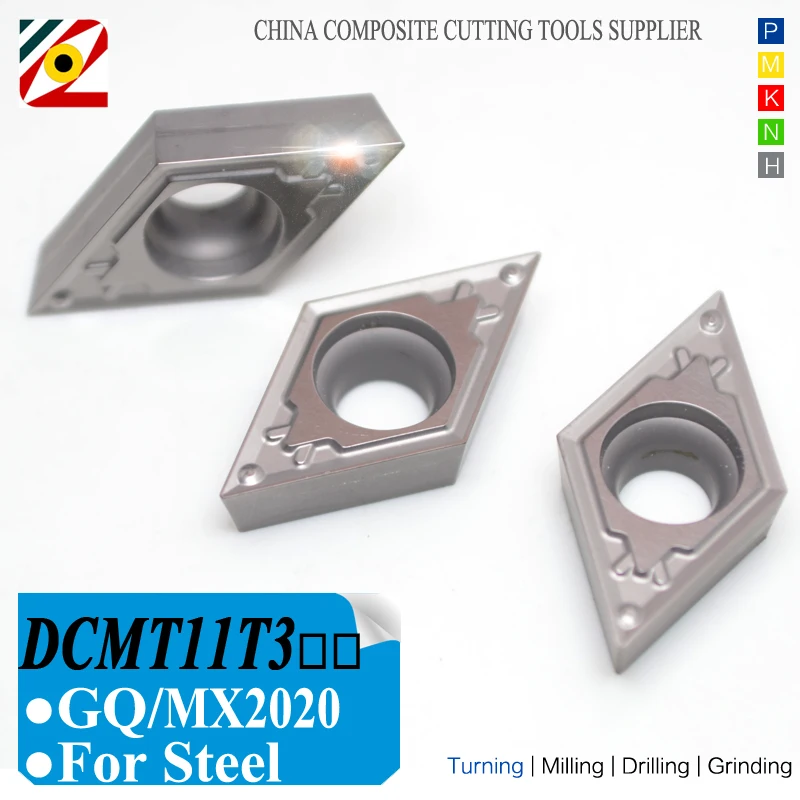 Металлокерамические вставки DCMT11T302 DCMT11T304 DCMT11T308 карбида фрезерный станок