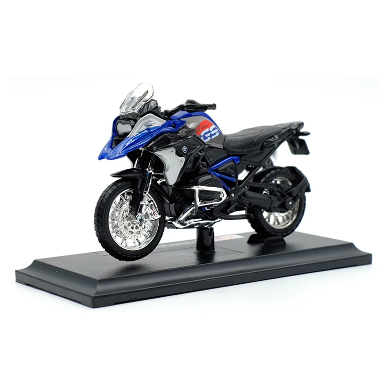 MAISTO 1:18 R1200GS 2017 сплав литья под давлением модель мотоцикла работоспособная