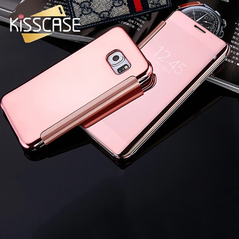 KISSCASE водонепроницаемые чехлы-флип для iPhone 5S 6s 7 XS Max XR X Samsung Galaxy J7 A3 A5 A7 2018 S6 Edge S7 Coques |