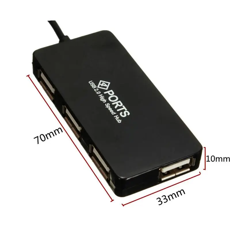 4 порта USB концентратор высокая скорость 2 0 мульти разветвитель расширения мини