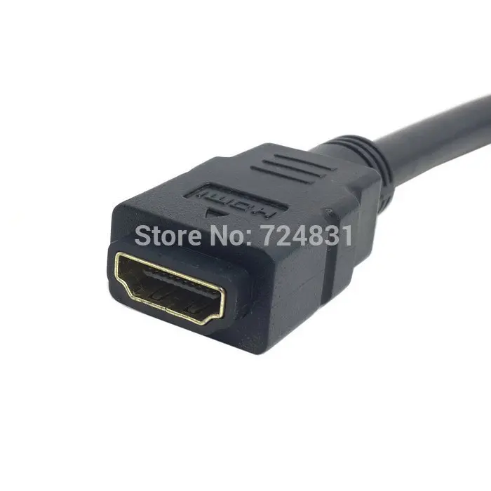 Переходник CY 10 см DVI 24 + 1 папа ale в HDMI совместимый мама кабель конвертер для ПК