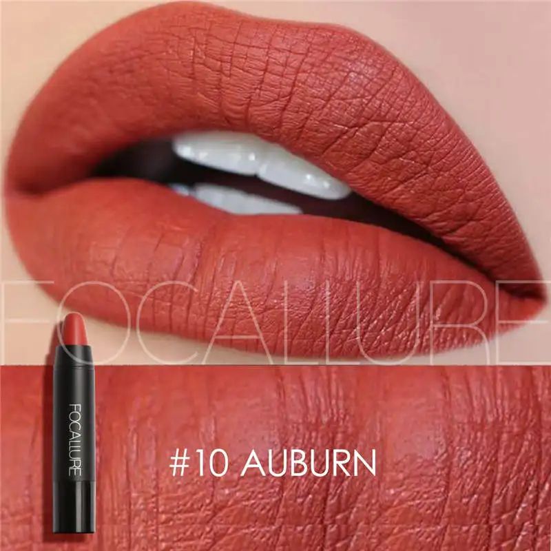 FOCALLURE 19 цветов матовый водостойкий стойкий косметический макияж телесный Lipsticke |