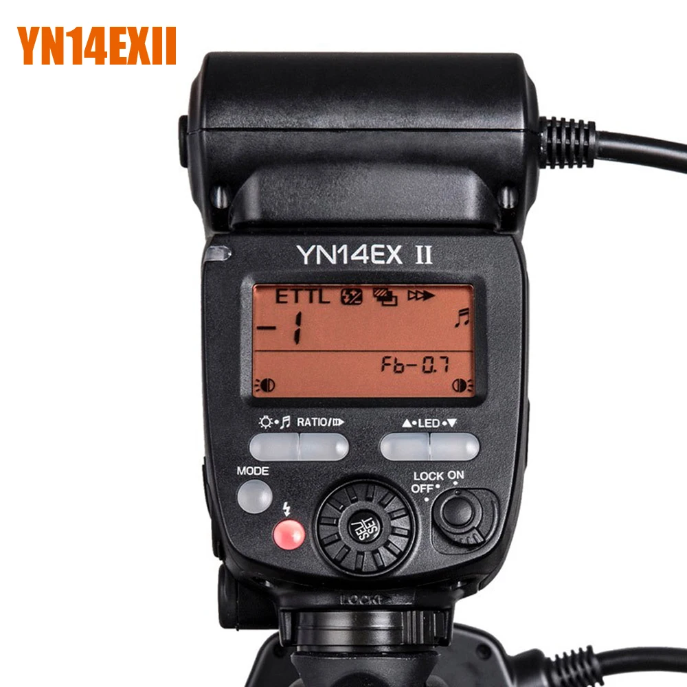 YongNuo YN 14EX II YN14EXII Макросъемка кольцо вспышка второе поколение TTL Горячий башмак