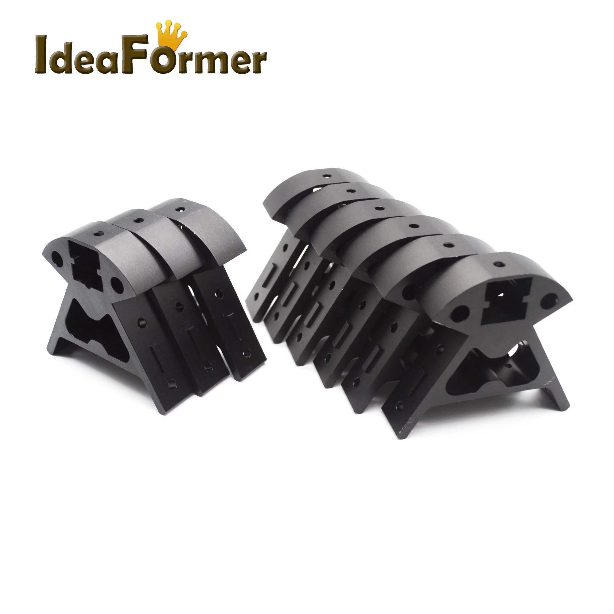 

3D Printer Vertex Reprap Corners Kossel 2020 Aluminum profile All-metal Delta 1 set 3 Top+6 bottom 3D Printer parts Frame