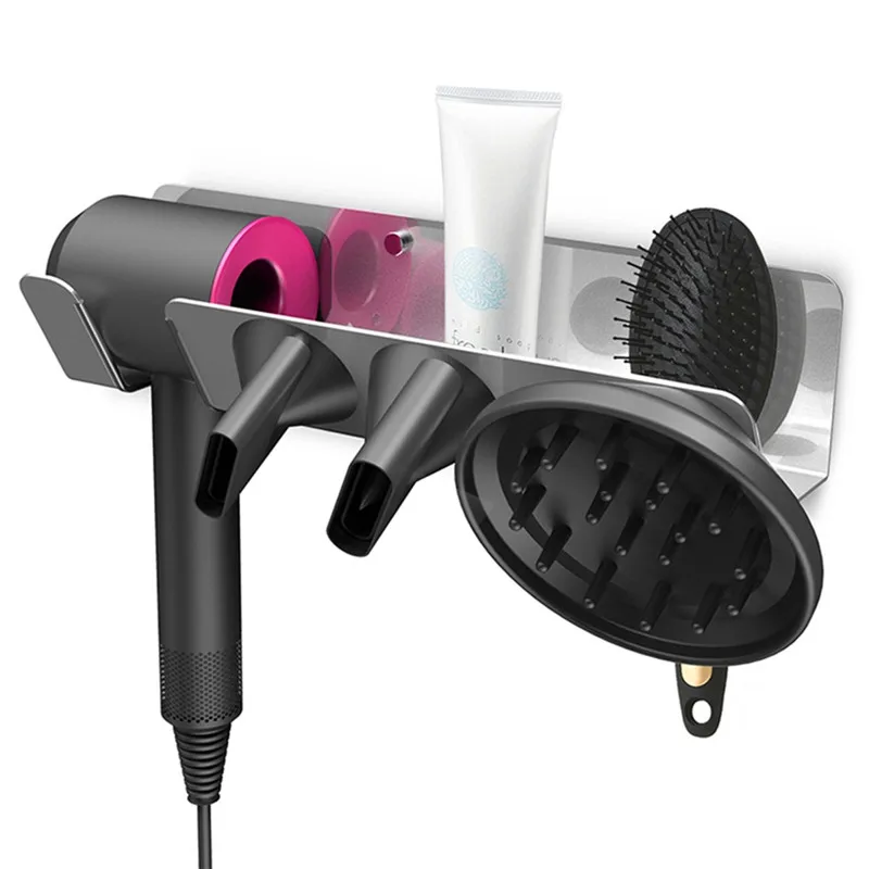 Настенный держатель из алюминиевого сплава для Dyson сверхзвуковой фен волос