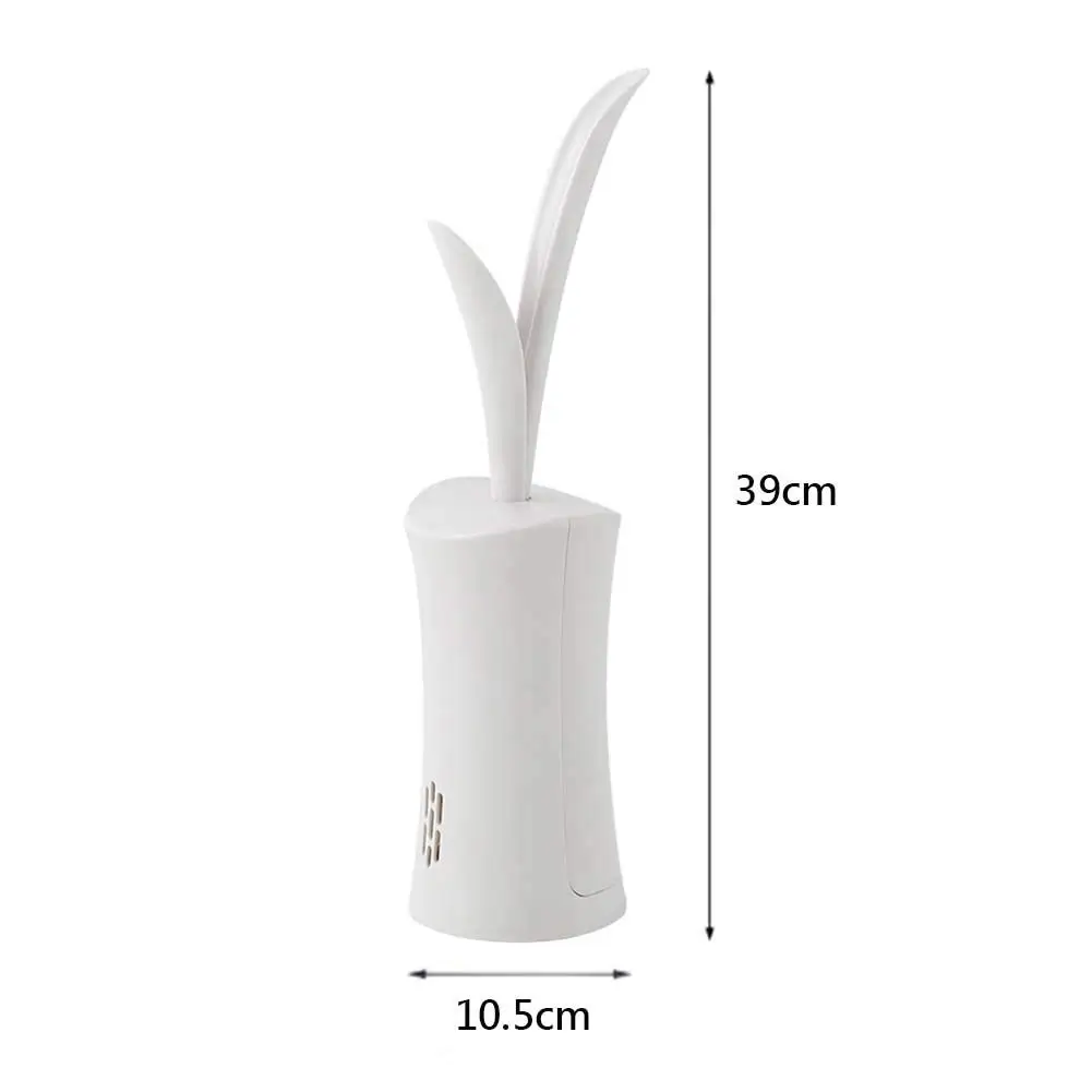 Bathroom Flexible Toilet Brushes Set with Durable Holder in Grass Shape a Good cleaning Floor Tools (White) | Обустройство дома