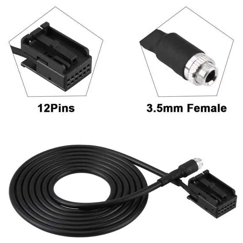 2 комплекта Aux входной кабель адаптера для IPod MP3 Ford Focus Transit Mondeo 6000CD | Автомобили и
