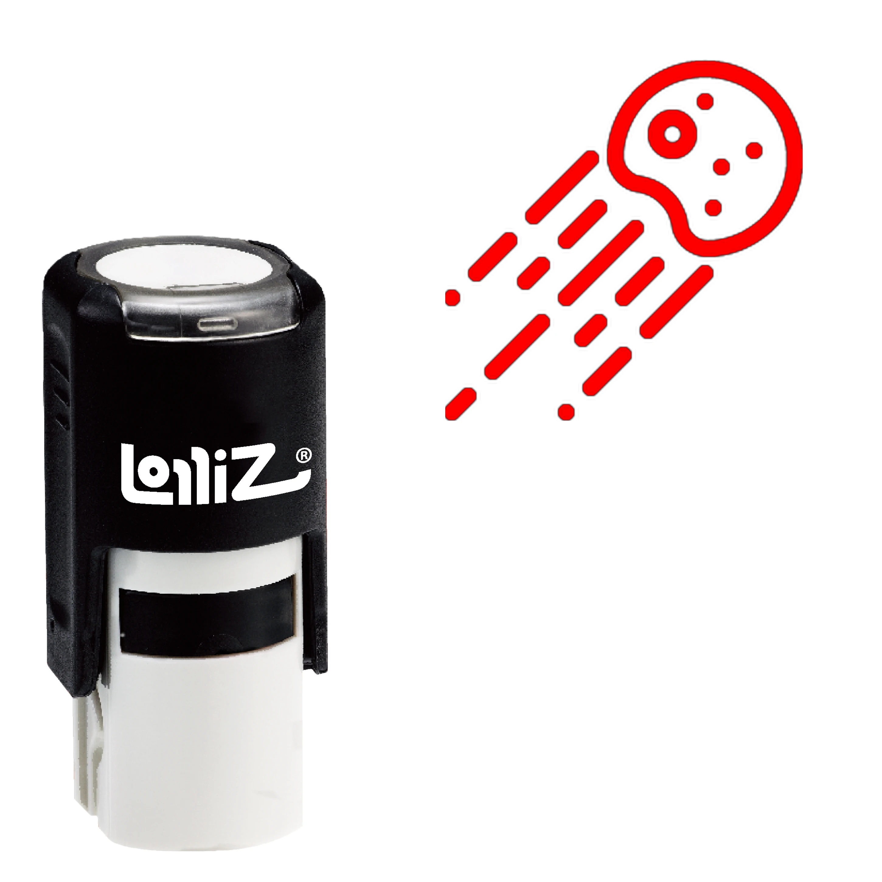 

Резиновый штамп-современный метеорит Lollipop Z