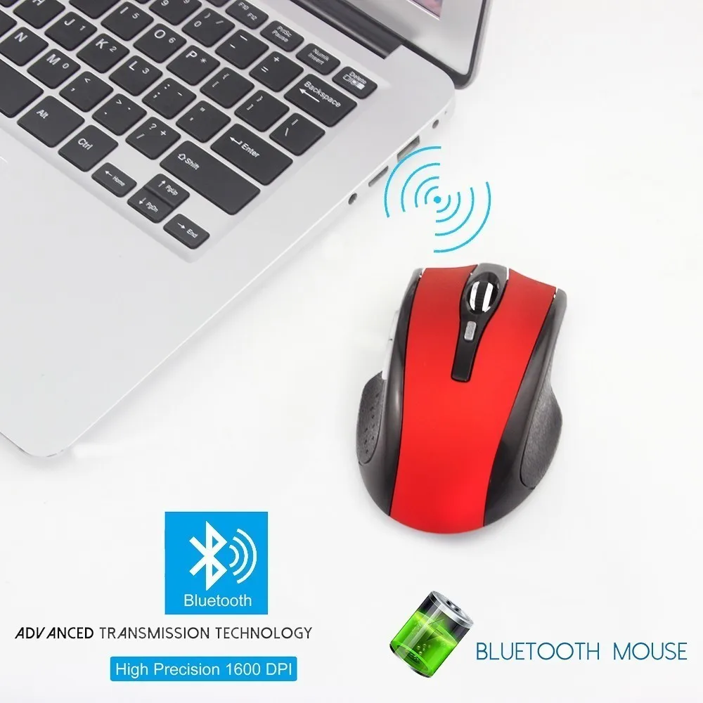 Bluetooth беспроводная компьютерная игровая мышь перезаряжаемая Бесшумная