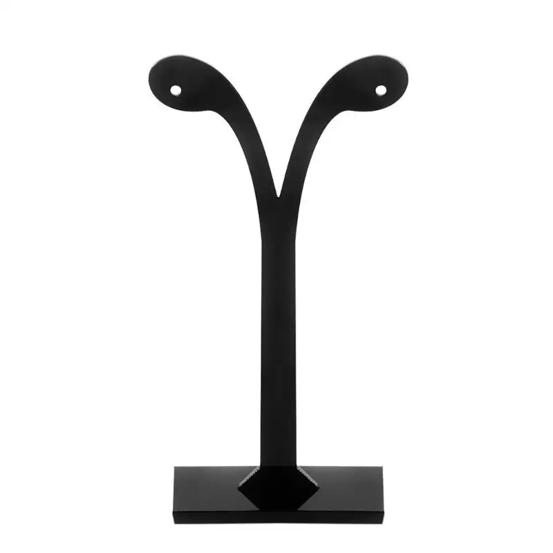 3 шт./компл. серьги-гвоздики с узором в виде листьев подставка для демонстрации