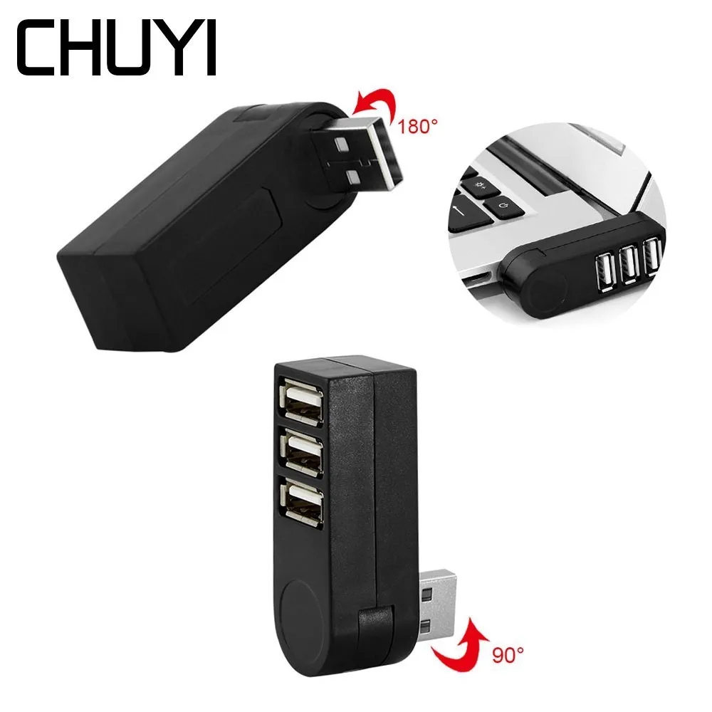 USB концентратор с 3 портами вращающийся на 180 градусов 16 ГБ|USB-хабы| |