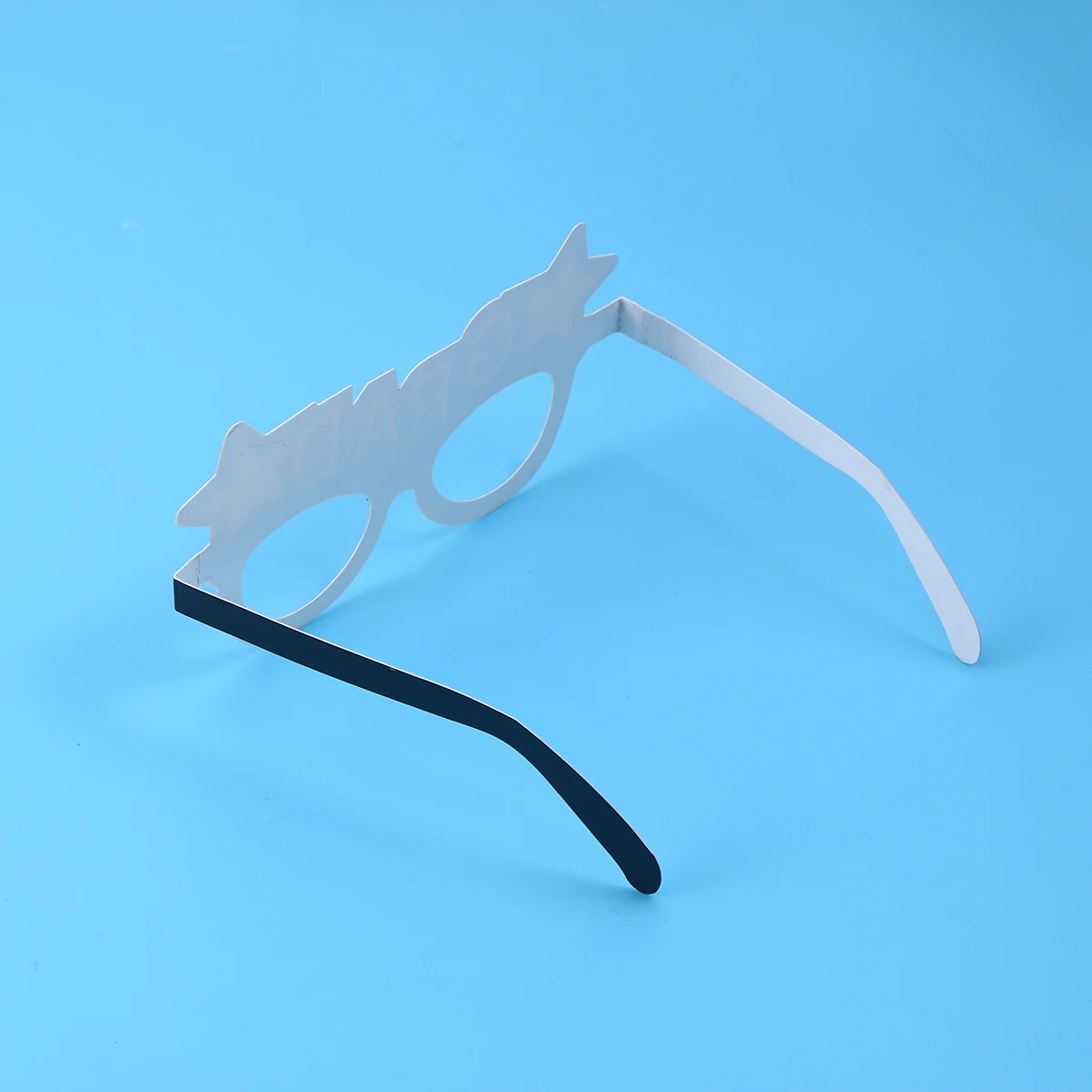 8 фотографий новинка градиентные Бумажные очки фотореквизит стенд забавные 2019