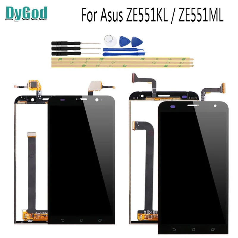 DyGod 5 'для ASUS Zenfone 2 ZE551ML /Zenfone Laser ZE551KL ЖК-дисплей с сенсорным экраном для телефона