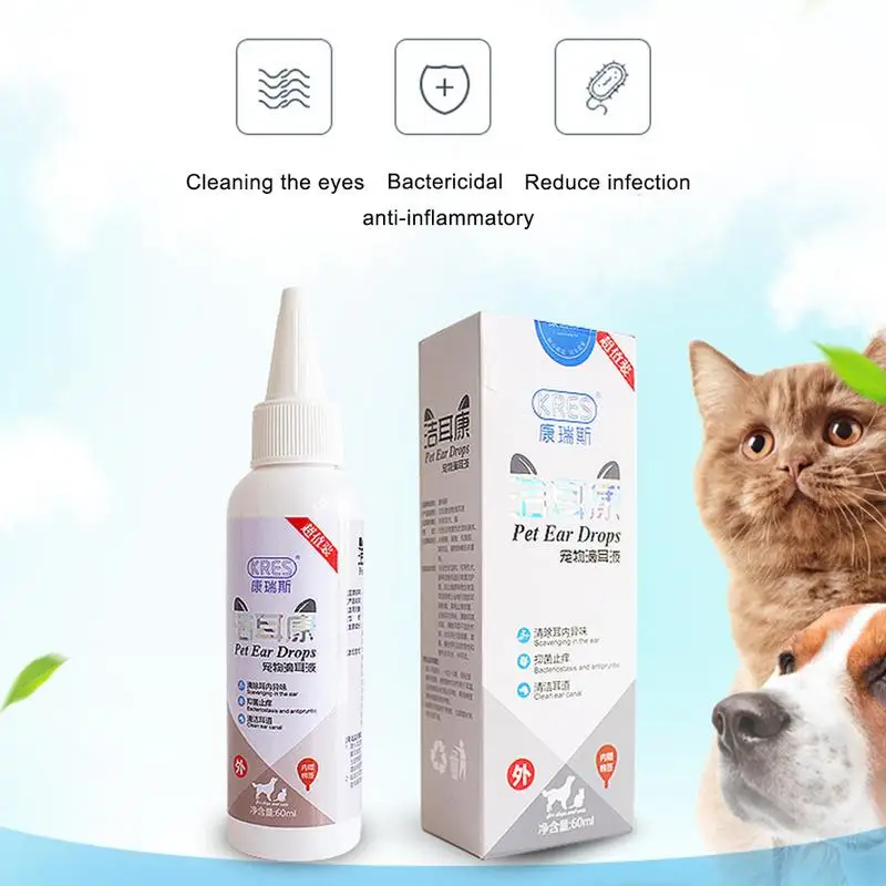 Pet средства ухода для век капли кошки собаки слезы Очищающий увлажняющий мыть