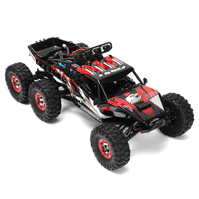 Newest Feiyue FY06 LED Lights Metal ShockAbsorber 1:12 2.4GHz 6WD 60KM/HRC Off-road Desert RC Truck RTR Toy Kids | Игрушки и хобби