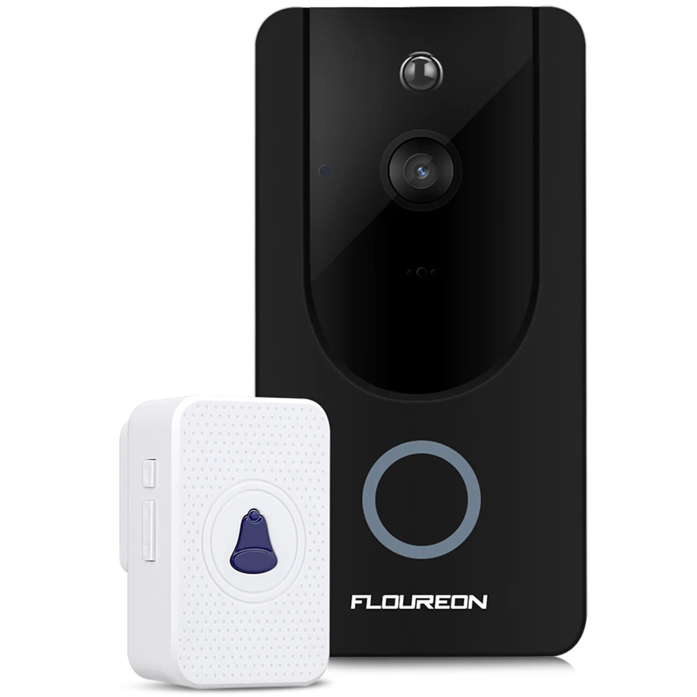Беспроводная смарт видео Doorbell720P HD камера безопасности с колокольчиком и
