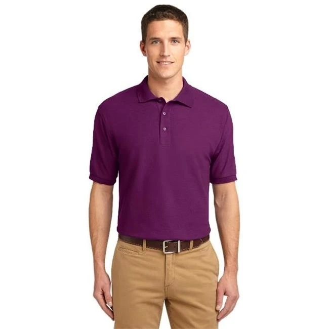 Port Authority K500 шелковая футболка поло Deep Berry 4XL| |