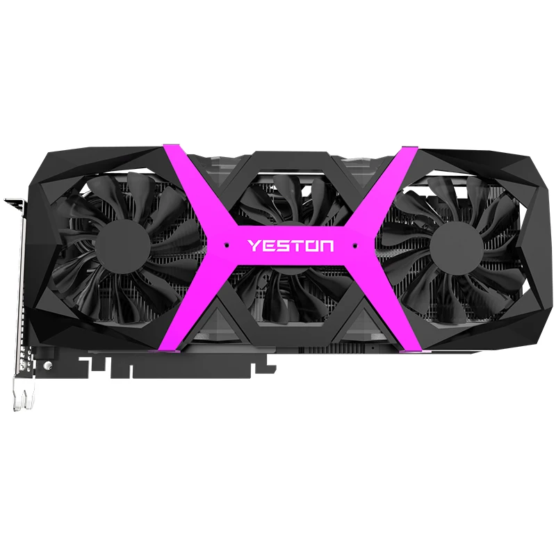 Yeston Radeon Rx590 8G Gddr5 256Bit Pci Express X16 3.0 Video Gaming Image Card Dvi+Hdmi+3Xdp For Desktop | Компьютеры и офис
