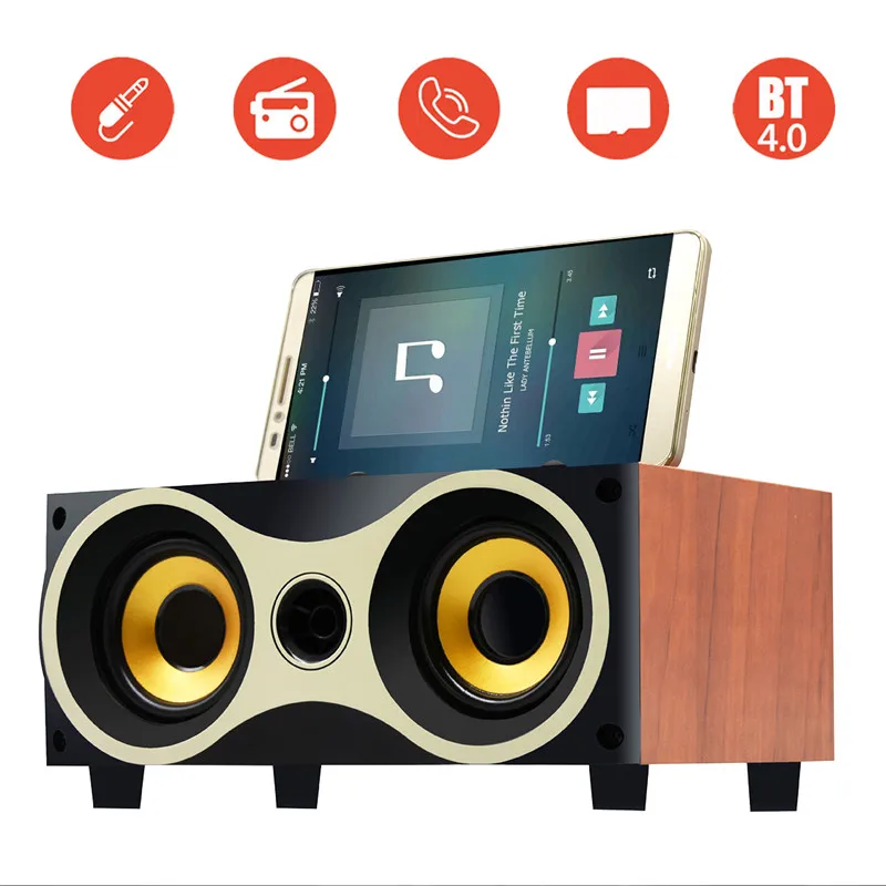 CLAITE беспроводной bluetooth динамик с микрофоном портативный Handfree для карты TF