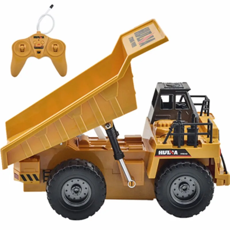 HuiNa игрушки 1540 с дистанционным управлением 6 канальный 6CH 1/12 40HMZ RC металлический