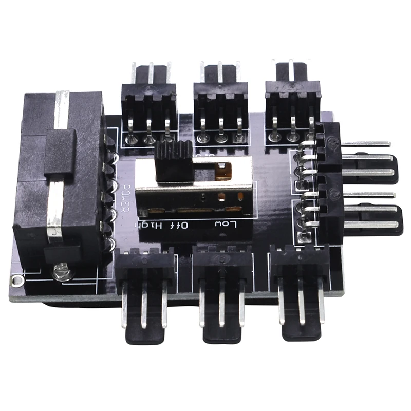 ПК 1 до 8 4Pin Molex охладитель охлаждающий вентилятор концентратор сплиттер кабель