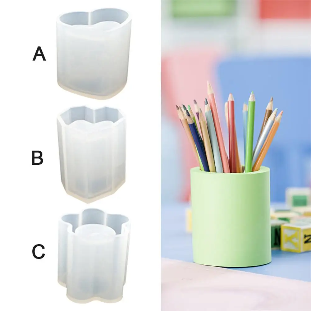 DIY силиконовая форма подставка эпоксидная ручка держатель в форме сердца