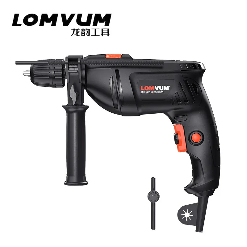 LOMVUM электрическая дрель бытовая Ударная 220 В многофункциональный пистолет