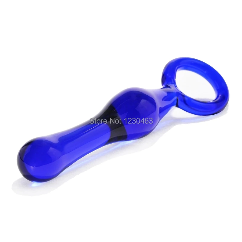 Стеклянный фаллоимитатор стимуляция точки G массажер Pyrex анальный мастурбация