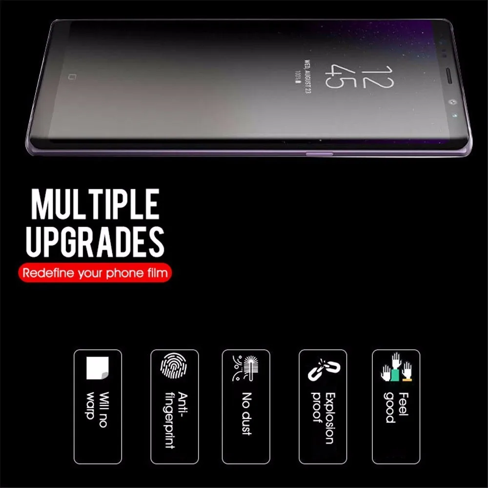 Soft Hydrogel Film 9D Full Cover For Samsung Galaxy A3 A5 A7 J 3 4 5 6 7 A51 A71 S 20 10 Plus A6s A8s Screen Protector HD | Мобильные