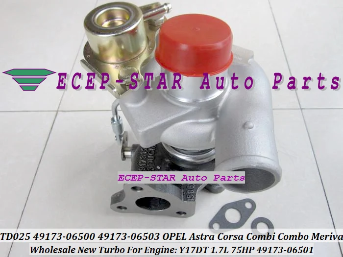 TD025 49173-06500 49173-06501 49173-06503 Турбокомпрессор для OPEL Astra G H Corsa C Combi Combo Meriva 99- Y17DT 1.7L 75HP