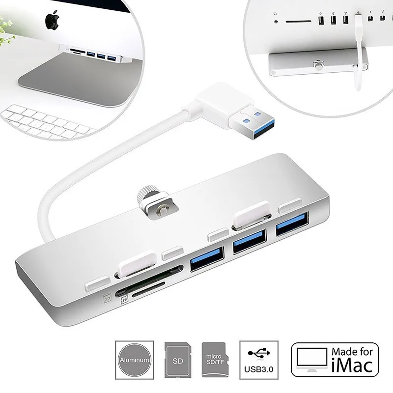 USB C концентратор type адаптер 3 0 с SD/TF кардридер порта для MacBook iMac Pro тонкий корпус ПК