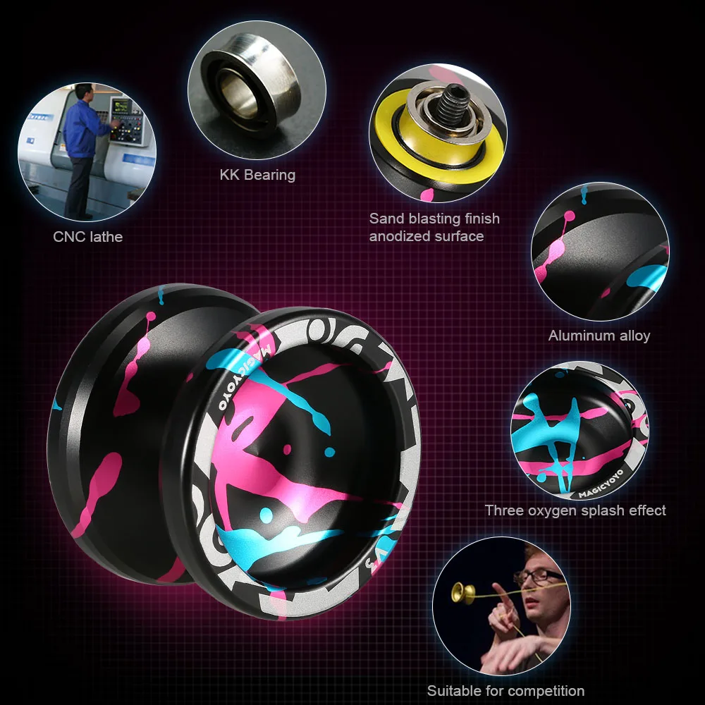 Magic Yoyo V3 нереагирующий высокоскоростной токарный станок с ЧПУ из алюминиевого