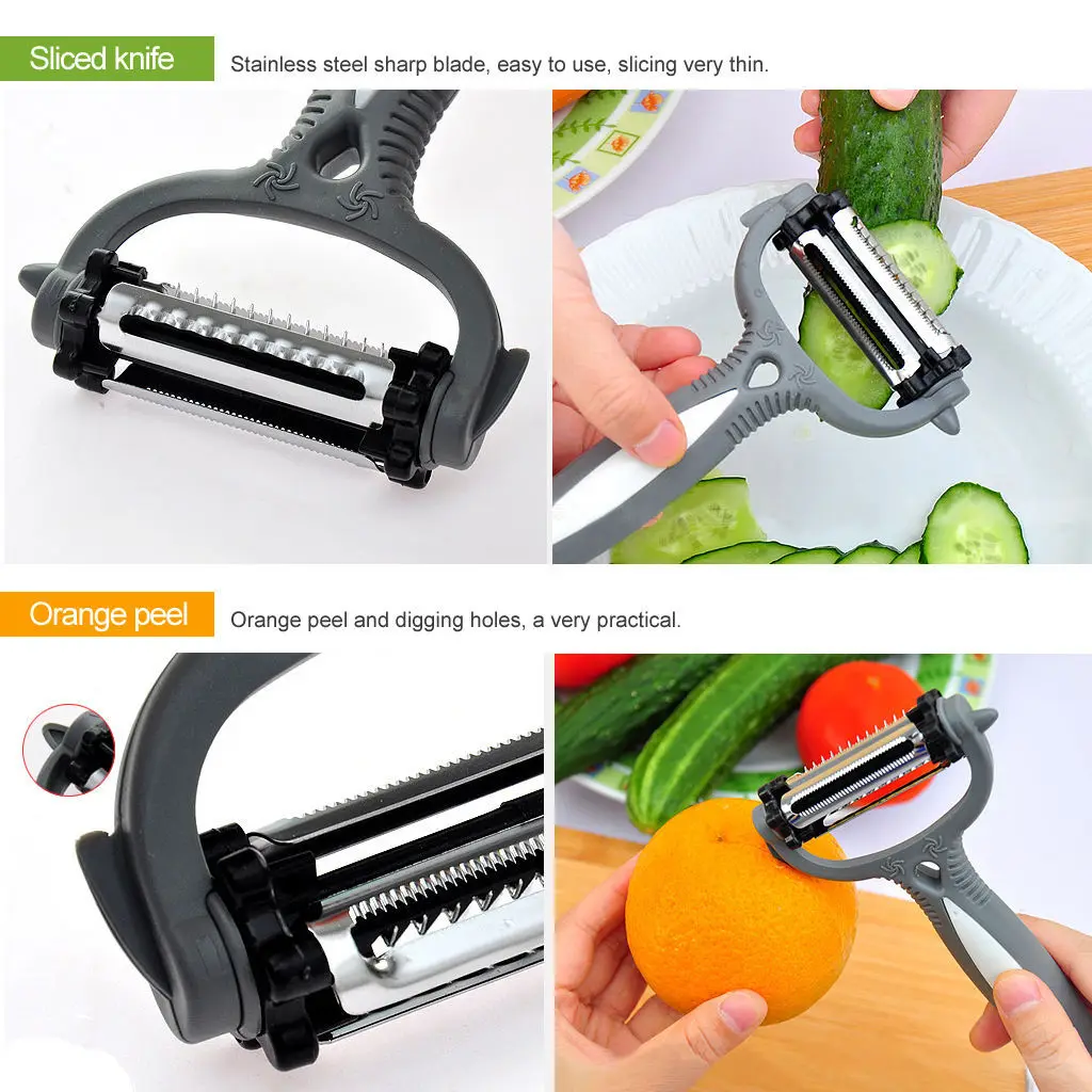 Vegetables Cutter 360 Degree Rotary Kitchen Tool Vegetable Fruit Potato Carrot Peeler Grater Turnip Slicer Melon Gadget |