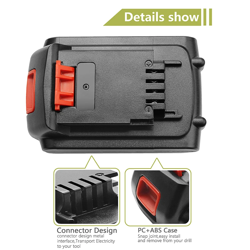 Литий ионный аккумулятор Bonacell 4 0 Ач LB20 для Black & Decker LBXR20 LBX20 ASL186K BDCDMT120 CHH2220 LD3K220 LPP120