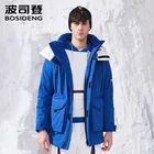 Новинка, зимнее пальто BOSIDENG на утином пуху для мужчин, пуховик с капюшоном, модная утепленная верхняя одежда, спортивная цветная куртка B80142175