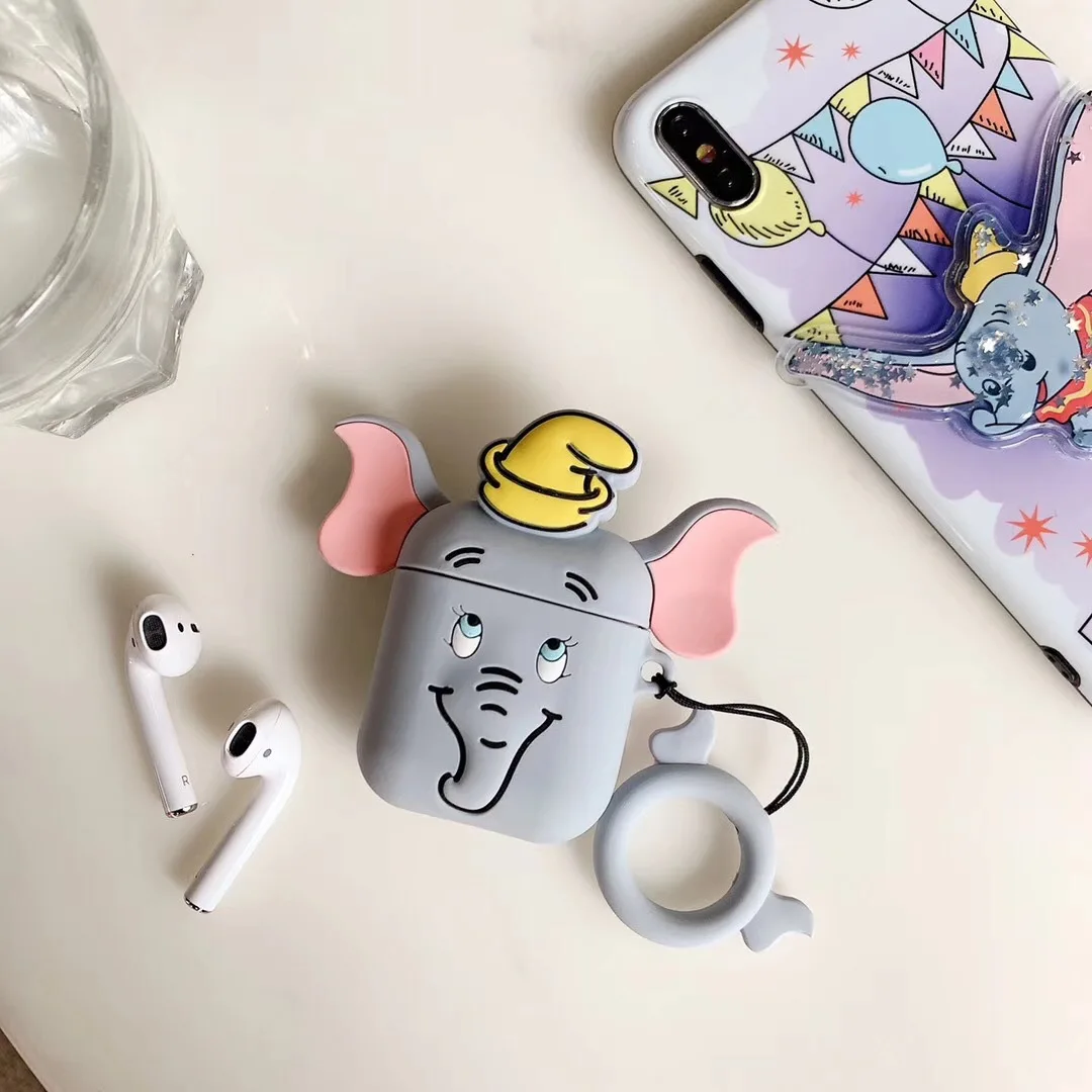 Giancomics слон Дамбо беспроводной Bluetooth защитный чехол зарядная коробка Мягкий