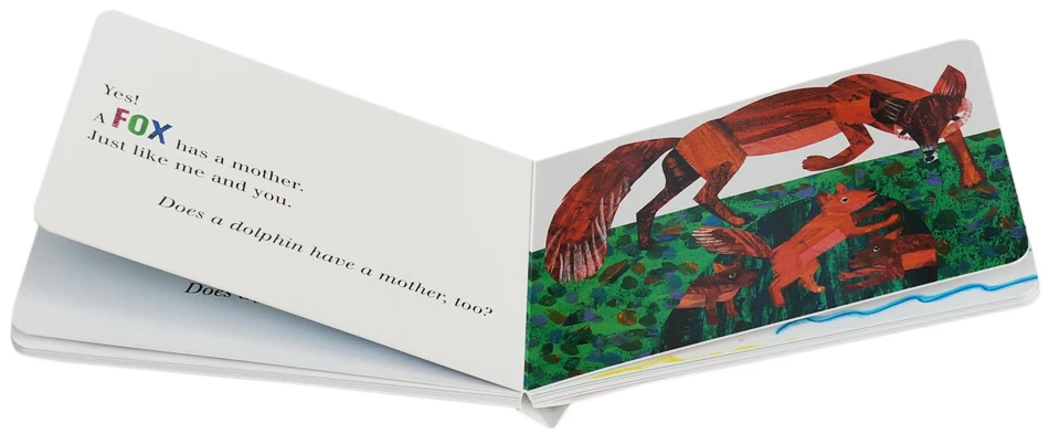 У Эрика Карла тоже есть мать-кенгуру? Обучающие картонные книжки на английском